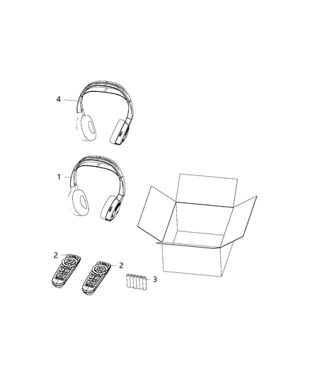 2017 Chrysler Pacifica Kit, Audio Dual Channel Diagram