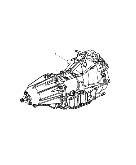 2007 Dodge Nitro 42RLE Tra-With Torque Converter Diagram for 68100701AA