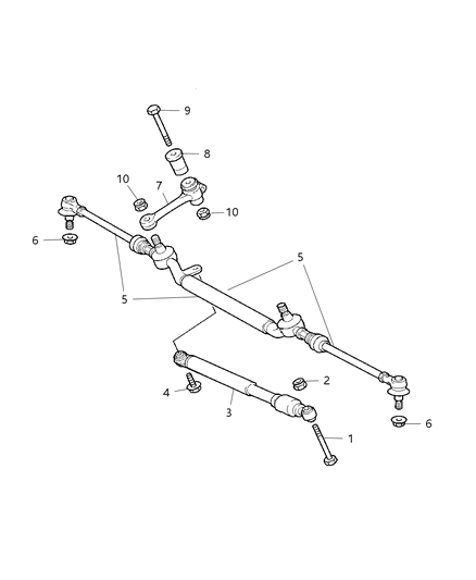 2008 Chrysler Crossfire Steering Linkage Diagram