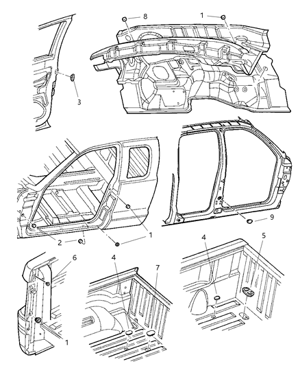 2004 Dodge Dakota Plugs Miscellaneous Diagram