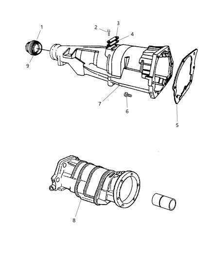 1997 Jeep Grand Cherokee Extension Diagram