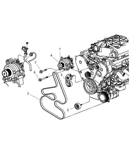 2007 Chrysler Pacifica Alternator Diagram 1