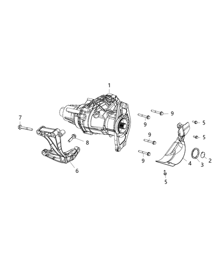 2020 Jeep Compass LUBRICANT-Gear Diagram for 68280932GA