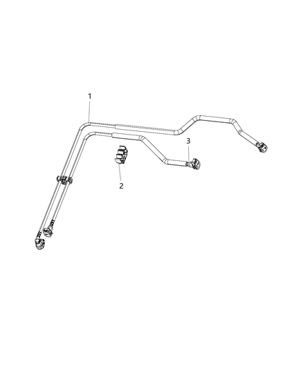 2020 Ram 3500 Fuel Lines/Tubes, Rear Diagram 8