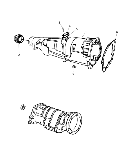 2005 Dodge Ram 1500 Extension Diagram