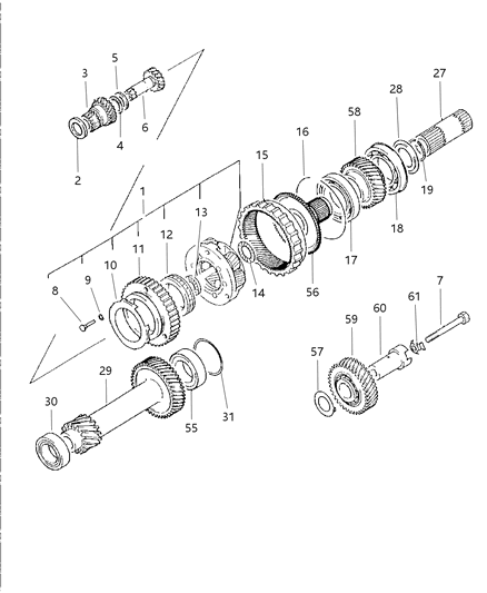 1997 Dodge Avenger Gear Train Diagram 3