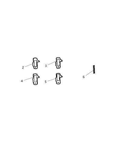 2008 Jeep Compass Fuel Locking Cylinder Diagram