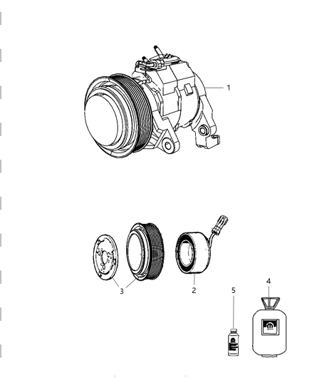 2010 Dodge Ram 5500 A/C Compressor Diagram