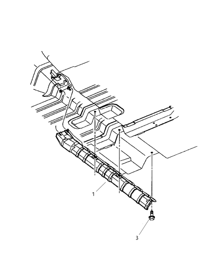 1998 Dodge Neon Exhaust Shield Diagram