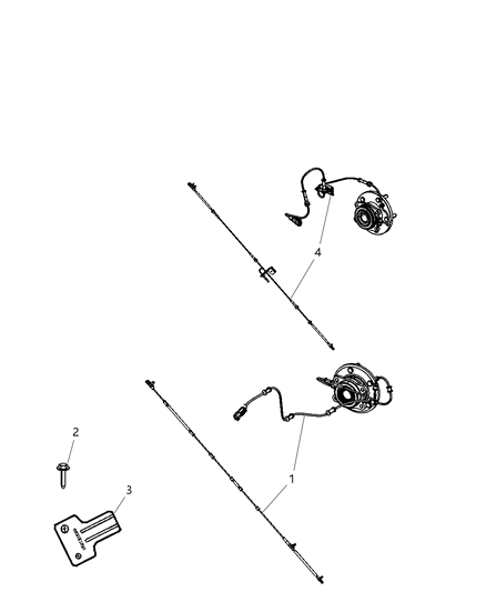 2008 Chrysler PT Cruiser Sensors - Brakes Diagram