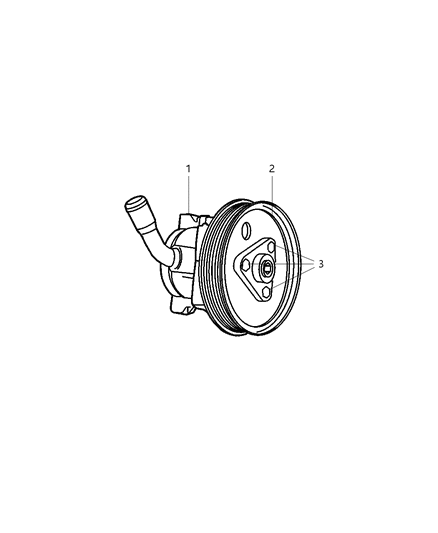 2004 Jeep Liberty Power Steering Pump Diagram 2