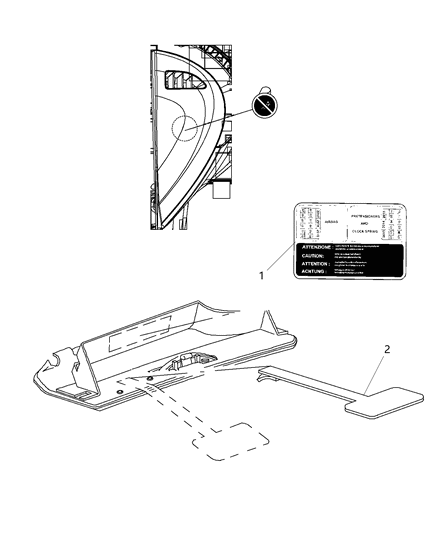 2014 Ram ProMaster 2500 Instrument Panel Diagram