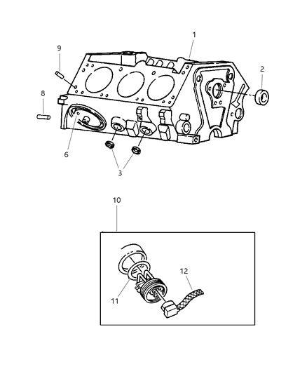 1998 Dodge Dakota Cylinder Block Diagram 2