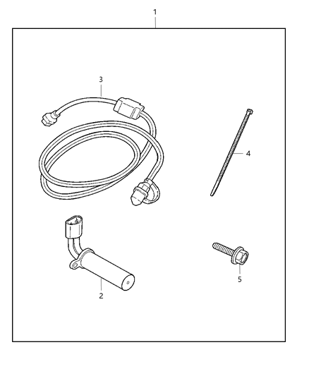 2006 Dodge Charger Heater Kit - Engine & Battery Diagram