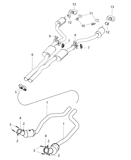 2017 Dodge Challenger Exhaust System Diagram 3