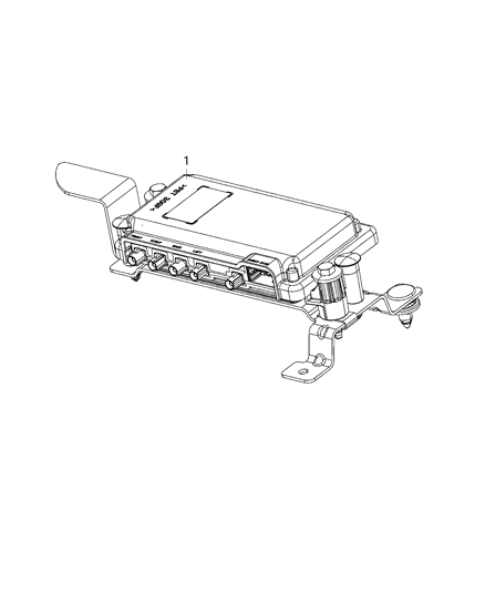 2021 Ram 1500 Modules, Body Diagram 5