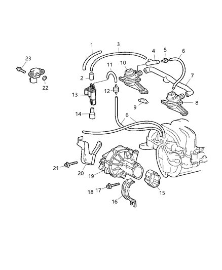 2006 Chrysler Crossfire Air Pump Diagram