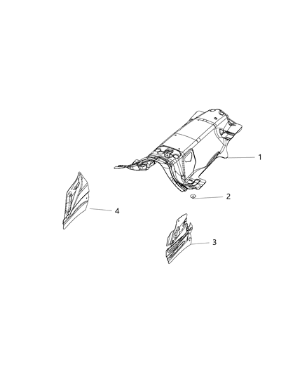 2015 Jeep Grand Cherokee Insulation Under Body Diagram