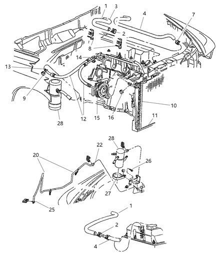 2000 Dodge Durango Valve-Expansion Diagram for 55055773AH