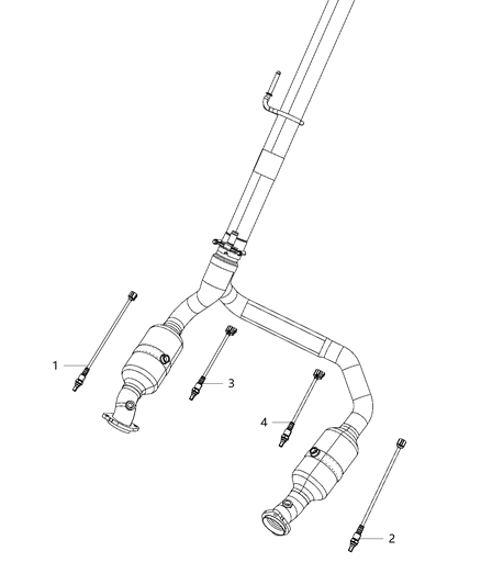 2016 Ram 1500 Oxygen Sensors Diagram 3