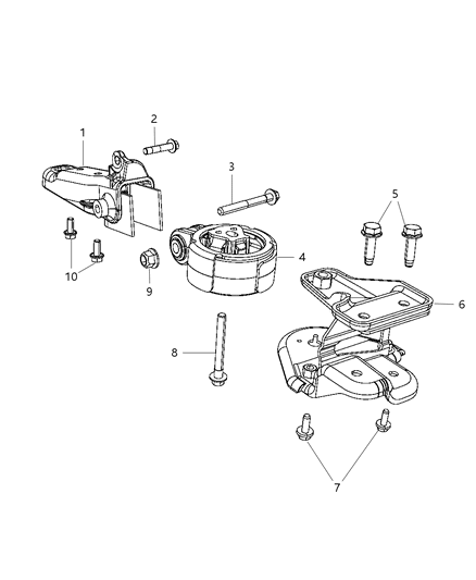 2011 Dodge Journey Engine Mounting Diagram 2