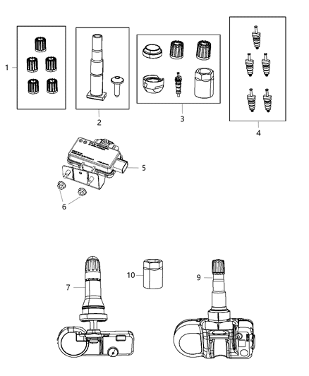 2012 Dodge Charger Tire Monitoring System Diagram