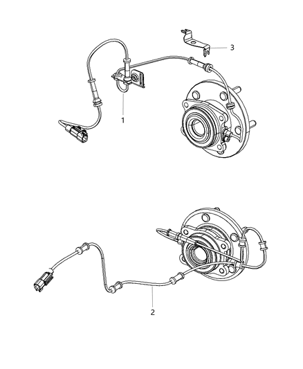 2017 Jeep Wrangler Sensors - Brake Diagram