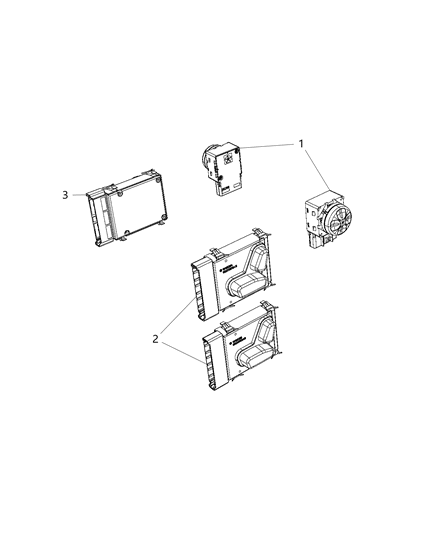 2019 Ram 1500 Switch-Power Seat Diagram for 68233963AB