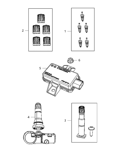 2012 Dodge Journey Tire Monitoring System Diagram