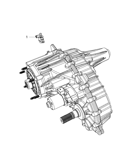 2021 Ram 1500 Sensors - Drivetrain Diagram