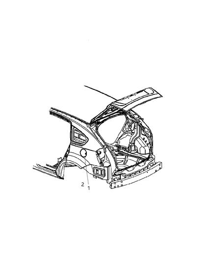 2007 Jeep Compass Fuel Door Diagram