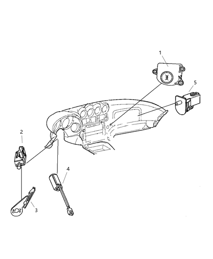 2010 Dodge Viper Switches Instrument Panel Diagram