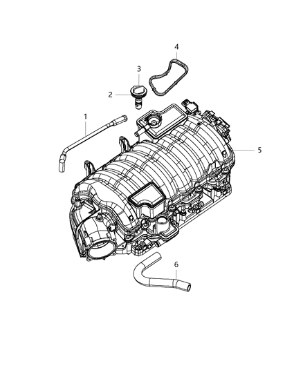 2014 Jeep Grand Cherokee Valve-PCV Diagram for 5038532AA