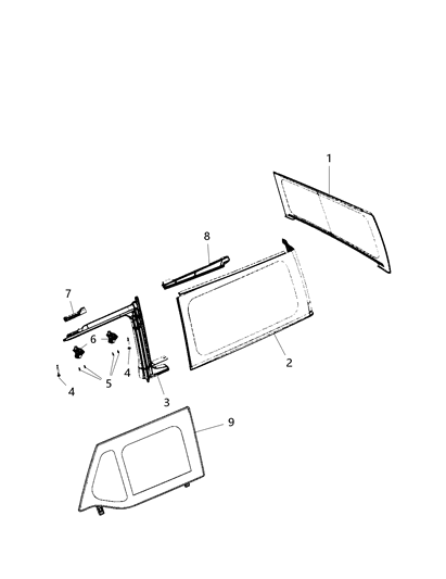 2021 Jeep Wrangler Convertible Top Diagram 2