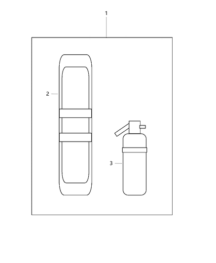 2020 Dodge Challenger Emergency Kit Diagram