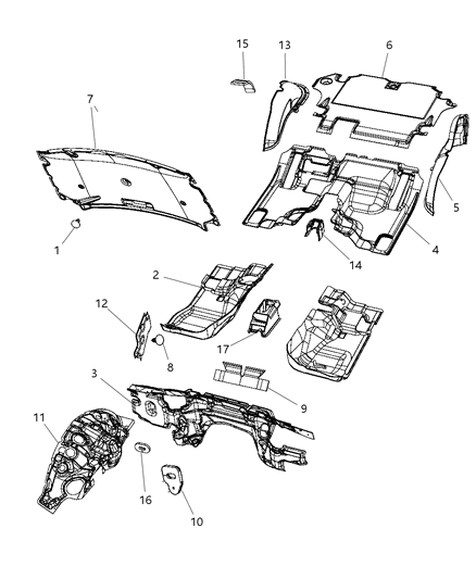 2011 Jeep Liberty Silencers Diagram