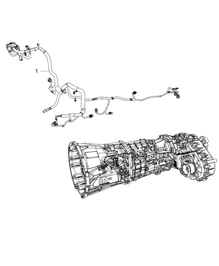 2021 Jeep Gladiator Wiring, Automatic Transmission Diagram