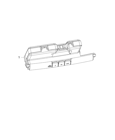 2017 Dodge Challenger Modules Overhead Diagram