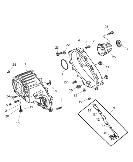 2008 Dodge Ram 4500 Case & Related Parts Diagram 4