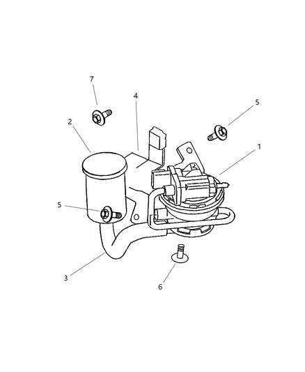 2001 Dodge Ram Wagon Leak Detection Pump Diagram