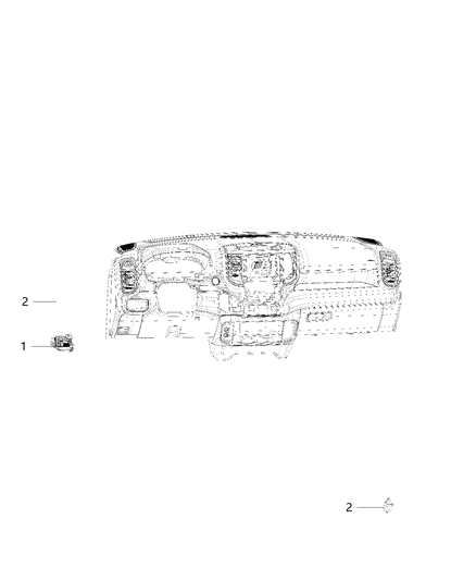 2019 Ram 3500 Switches - Powertrain Diagram