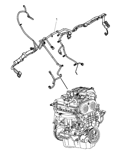 2007 Dodge Avenger Wiring-Engine Diagram for 4795307AD