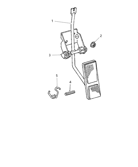 1997 Dodge Dakota Accelerator Pedal Diagram