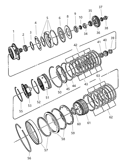 2005 Dodge Caravan Gear Train Diagram 2