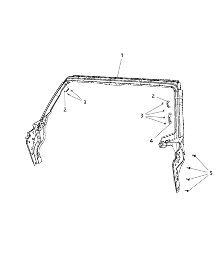 2013 Dodge Viper Windshield Frame Diagram