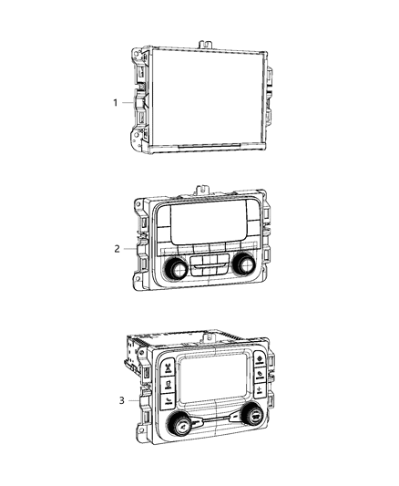 2016 Ram 3500 Radio-Multi Media Diagram for 68269876AC