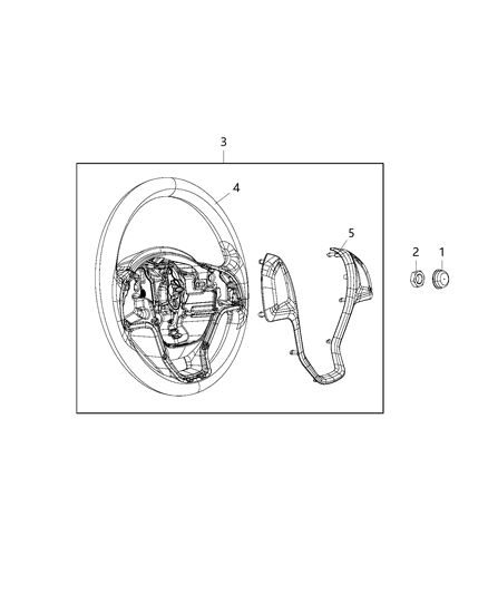 2016 Ram ProMaster City Steering Wheel Diagram