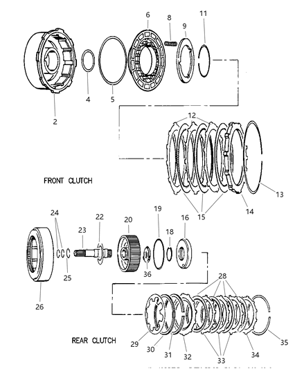 1997 Dodge Ram Van Clutch Diagram 2