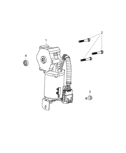 2020 Ram 3500 Pickup Gearshift Controls Diagram 2