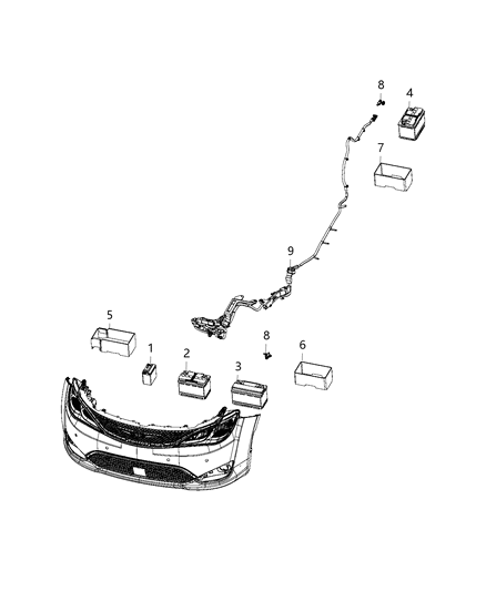 2018 Chrysler Pacifica Battery Diagram